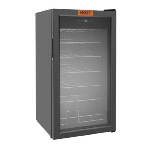 Fridge Bottle cooler Glass door 98L Black bc98 Beer