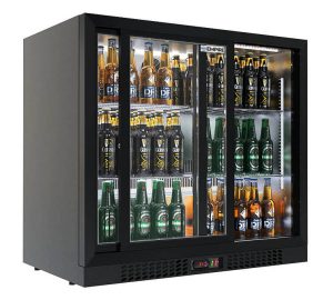 Empire Double Door Back Bar Bottle Cooler Bar Fridge