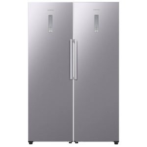 Samsung Larder Fridge & Frost Free Freezer Pack – Silver