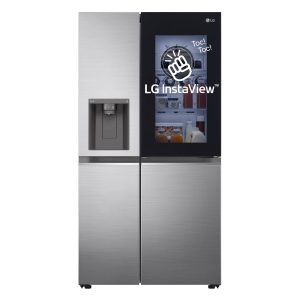 LG 635L InstaView American Style Fridge Freezer Silver Total No Frost GSXV80PZLE