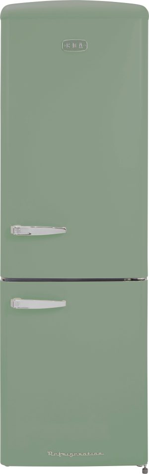 CDA Florence-Meadow Retro 60cm Frost Free 60/40 Fridge Freezer florence meadow